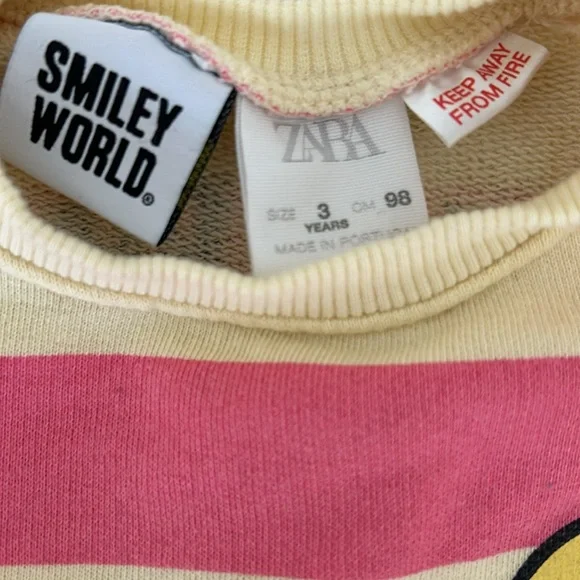 Zara Smiley World Happy Collection Sweatshirt - Picture 7 of 10